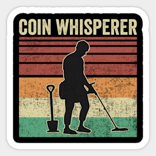 Metal Detecting Funny Metal Detector Coin Whisperer Sticker